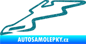 Samolepka Okruh Automotodrom Brno Ultra Metalic tyrkysová