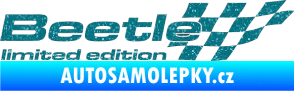 Samolepka Beetle limited edition pravá Ultra Metalic tyrkysová