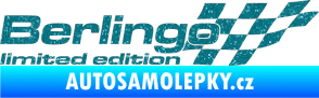 Samolepka Berlingo limited edition pravá Ultra Metalic tyrkysová