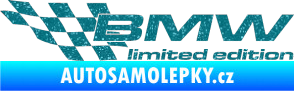 Samolepka BMW limited edition levá Ultra Metalic tyrkysová
