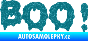 Samolepka Boo! Ultra Metalic tyrkysová