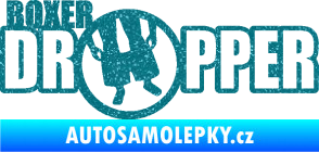 Samolepka Boxer dropper Ultra Metalic tyrkysová