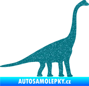 Samolepka Brachiosaurus 001 pravá Ultra Metalic tyrkysová