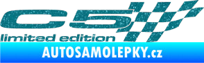 Samolepka C5 limited edition pravá Ultra Metalic tyrkysová