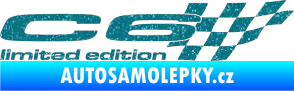 Samolepka C6 limited edition pravá Ultra Metalic tyrkysová