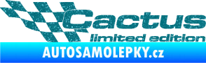 Samolepka Cactus limited edition levá Ultra Metalic tyrkysová