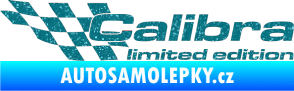 Samolepka Calibra limited edition levá Ultra Metalic tyrkysová