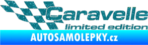 Samolepka Caravelle limited edition levá Ultra Metalic tyrkysová