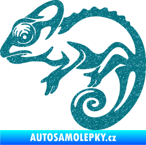 Samolepka Chameleon 002 levá Ultra Metalic tyrkysová