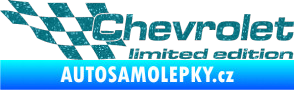 Samolepka Chevrolet limited edition levá Ultra Metalic tyrkysová