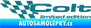 Samolepka Colt limited edition levá Ultra Metalic tyrkysová