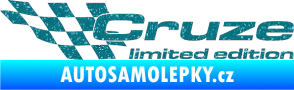 Samolepka Cruze limited edition levá Ultra Metalic tyrkysová