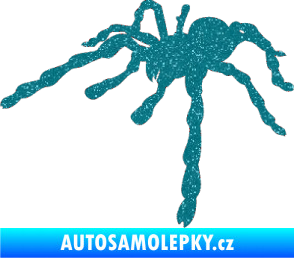 Samolepka Pavouk 013 - levá Ultra Metalic tyrkysová