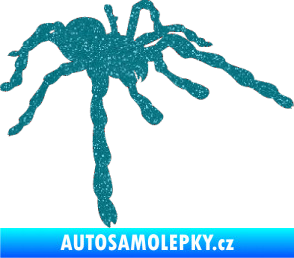 Samolepka Pavouk 013 - pravá Ultra Metalic tyrkysová