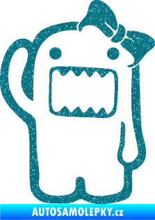 Samolepka Domo 011 pravá girl Ultra Metalic tyrkysová