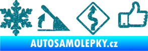Samolepka Drift 005 Ultra Metalic tyrkysová