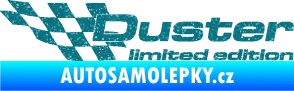 Samolepka Duster limited edition levá Ultra Metalic tyrkysová
