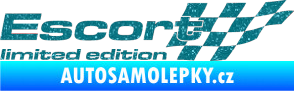 Samolepka Escort limited edition pravá Ultra Metalic tyrkysová