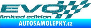 Samolepka Evo limited edition pravá Ultra Metalic tyrkysová