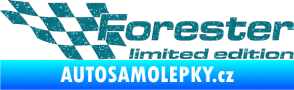 Samolepka Forester limited edition levá Ultra Metalic tyrkysová