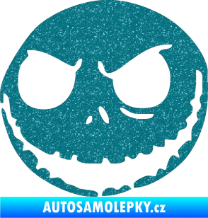 Samolepka Halloween 011 levá Ultra Metalic tyrkysová