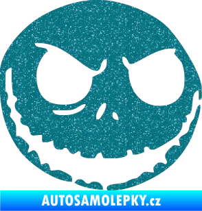 Samolepka Halloween 011 pravá Ultra Metalic tyrkysová