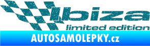Samolepka Ibiza limited edition levá Ultra Metalic tyrkysová