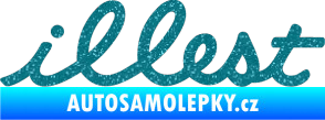 Samolepka Illest 001 Ultra Metalic tyrkysová