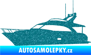 Samolepka Jachta 001 levá Ultra Metalic tyrkysová