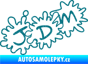 Samolepka JDM kaňky Ultra Metalic tyrkysová