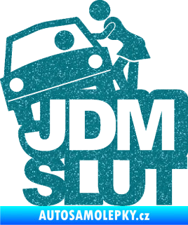Samolepka JDM Slut 001 Ultra Metalic tyrkysová