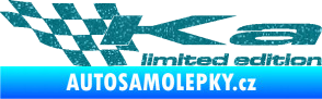 Samolepka Ka limited edition levá Ultra Metalic tyrkysová