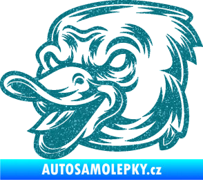 Samolepka Káčátko 001 levá Ultra Metalic tyrkysová