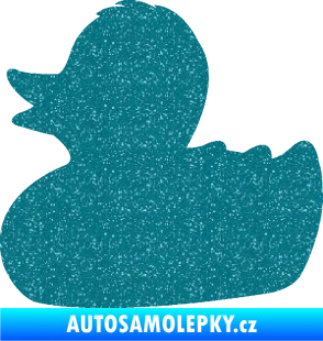 Samolepka Kachnička 001 levá Ultra Metalic tyrkysová
