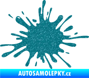 Samolepka Kaňka 002 levá Ultra Metalic tyrkysová
