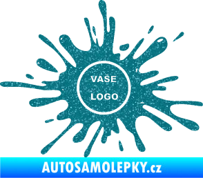 Samolepka Kaňka 003 znak Ultra Metalic tyrkysová