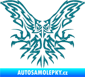 Samolepka Kapota 037 tatto dravec Ultra Metalic tyrkysová