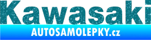 Samolepka Kawasaki Ultra Metalic tyrkysová