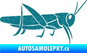 Samolepka Kobylka 002 pravá Ultra Metalic tyrkysová