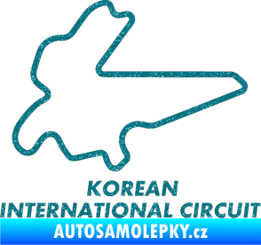 Samolepka Okruh Korean International Circuit Ultra Metalic tyrkysová