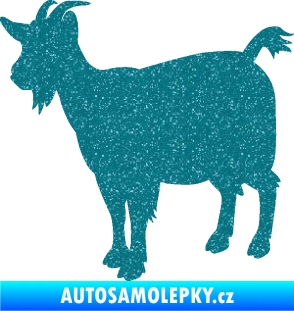 Samolepka Koza 001 levá Ultra Metalic tyrkysová