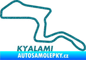 Samolepka Okruh Kyalami Ultra Metalic tyrkysová