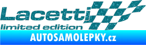 Samolepka Lacetti limited edition pravá Ultra Metalic tyrkysová