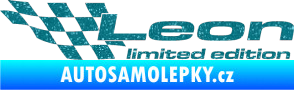 Samolepka Leon limited edition levá Ultra Metalic tyrkysová