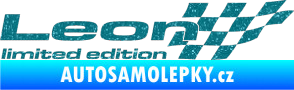 Samolepka Leon limited edition pravá Ultra Metalic tyrkysová