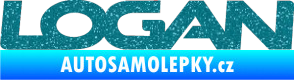 Samolepka Logan Ultra Metalic tyrkysová