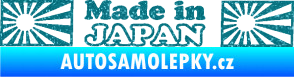 Samolepka Made in Japan 002 Ultra Metalic tyrkysová