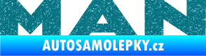 Samolepka MAN nápis Ultra Metalic tyrkysová