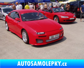 Samolepka Mazda 323 r.v. 95 - přední Ultra Metalic tyrkysová