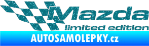 Samolepka Mazda limited edition levá Ultra Metalic tyrkysová